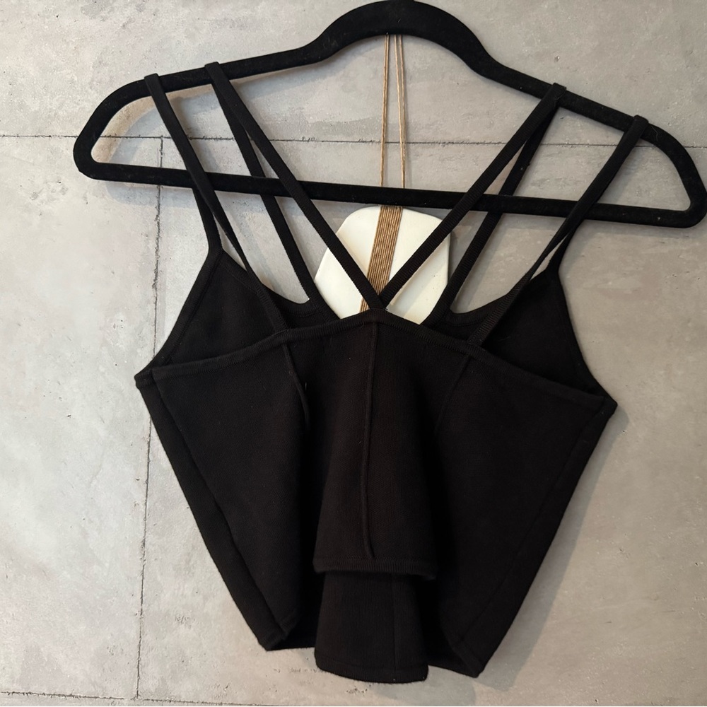 Anthropologie Black Strappy Camisole